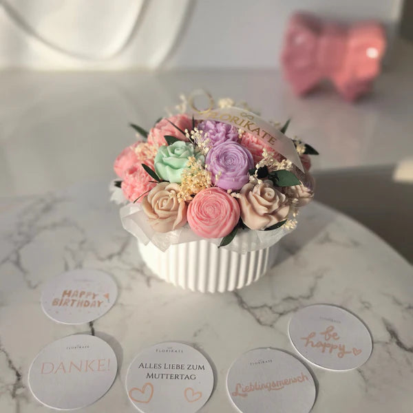 Flores para o Dia das Mães, decoração de mesa, velas aromáticas