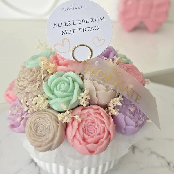 Flores para o Dia das Mães, decoração de mesa, velas aromáticas